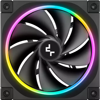 DeepCool FL12R 120 mm ARGB reversā lāpstiņa korpusa ventilators 3 komplektā