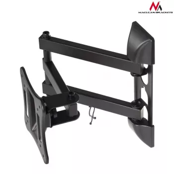 Sienas stiprinājums TV/monitoram MACLEAN MC-719, līdz 68,6 cm (27 collas), 15 kg maks., VESA 100x100, melns