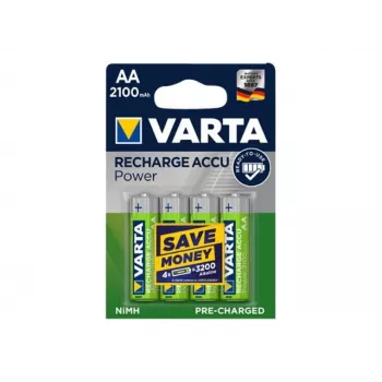 VARTA HR6 AA uzlādējamā baterija 2100 mAh 56706 4 gab. Zaļa, Dzeltena