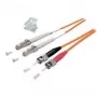 Šķiedru optikas kabelis ShiverPeaks S/CONN 2m LC/ST daudzkrāsains oranžs