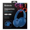 Bezvadu austiņas Defender Fre Emotion B490 — zilas, uz auss, Bluetooth, iebūvēts mikrofons