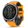 Garmin Fenix 8 3.56 cm (1.4) AMOLED 51 mm Digitāls 454 x 454 pikseļi Skārienjutīgs Titāns Wi-Fi GPS (satelīts)