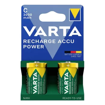 Varta 56714 uzlādējama C baterija — NiMH, 50 mm augstums, 2.6 cm diametrs, 62 g