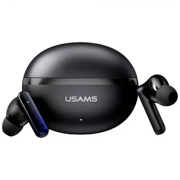Bezvadu austiņas Usams TWS E02 ANC+ENC melnas