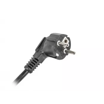Lanberg PDU-03F-0200-BK Strāvas sadalītājs (PDU) 1U Melns 3 AC-Izejas