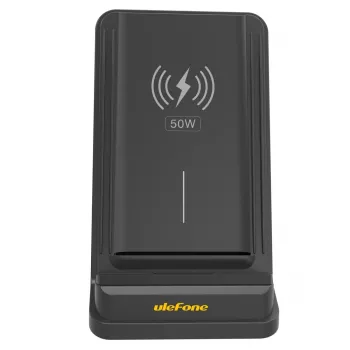 UleFone WCS01 bezvadu lādētājs — 50W, USB Type-C, melns