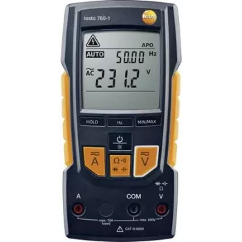 Testo 760-1 digitālais multimetrs RMS 600 VAC 600 VDC 10 ADC