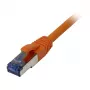 Patch kabelis RJ45 - CAT6A 500MHz - 10m - oranžs - S-STP (S/FTP) - AWG27 - LSZH - Synergy 21