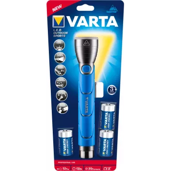 Rokas lukturis Varta 18629101421 Melns Zils