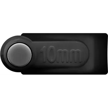 Goobay kabeļa klipsis 10 mm, melns (64683)