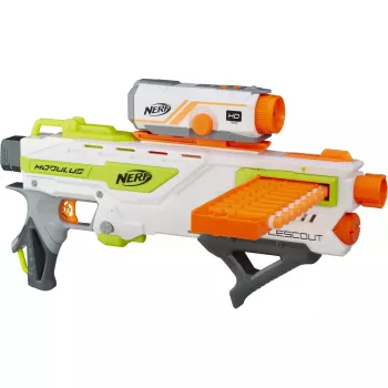 Rotaļu blasteris HASBRO Nerf BattleScout ICS-10 FFP B1756F030 – putu šautra, vienšāviens, taktiskā sliede