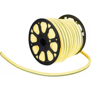 LED Neon Flex 230V EUROLITE Slim dzeltens 100cm — elastīga LED lente, 230V, 1 m