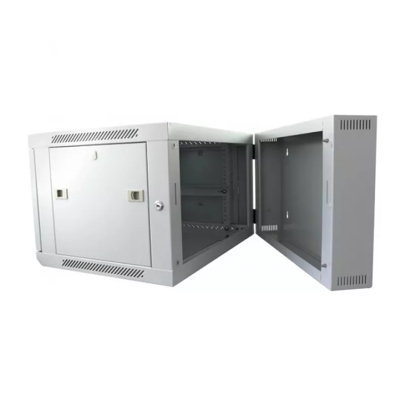ALLNET SMB6606 Pelēks servera skapis, 23 kg, kompakts tīkla/servera korpuss