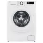 LG F2WR508SWW priekšējās ielādes veļas mašīna, 8 kg, 1200 RPM, tvaika funkcija