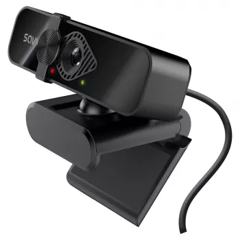 Savio CAK-06 tīmekļa kamera 4K Ultra HD 3840 x 2160 pikseļi USB Melna