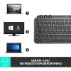 Logitech MX Keys Mini bezvadu izgaismota tastatūra grafīta - UK - starptautiska