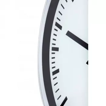 NeXtime Magic Stripe sienas pulkstenis 3031, balts, 25x35,2 cm
