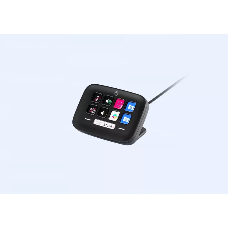 Stream Deck Elgato Neo melns 10GBJ9911 – programmējamas taustiņu vadības panelis