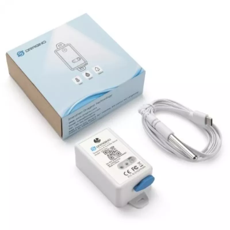 DRAGINO LHT65S-EU868-E3 LoRaWAN temperatūras un mitruma sensors