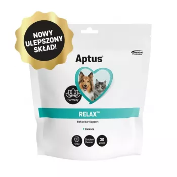 APTUS Relax Stress - uztura bagātinātājs suņiem un kaķiem – 30 kapsulas