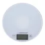 Virtuves elektroniskie svari ESPERANZA EKS003W, 5 kg, 1 g precizitāte, rūdīts stikls, skārienjutīga vadība
