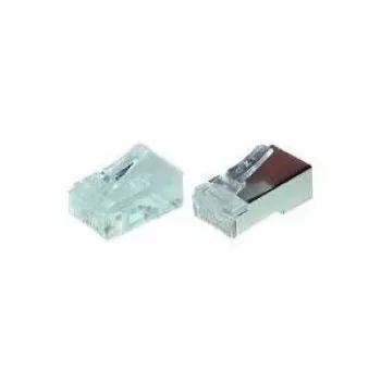shiverpeaks BASIC-S Modular-Plug RJ45, Neekranēts 8-pin, 8 kontakti aizņemti, zeltīti kontakti, iepakojumā (BS72051-100)