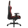 ONEX STC Alcantara L Series biroja/datorspēļu krēsls, melns/sarkans
