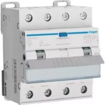 Noplūdes strāvas automātiskais slēdzis Hager ADX425D 4P 25A 30mA A tips, 10 kA