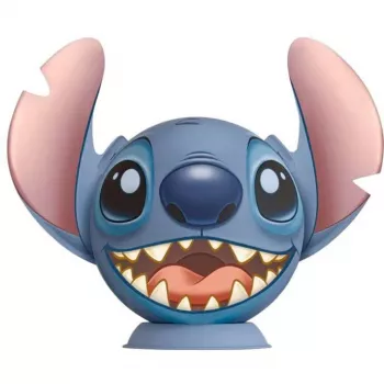 Ravensburger Disney Stitch 3D Puzle Bērniem no 6 Gadiem - 72 Gabali - Līme Nav Nepieciešama - Lieldienu Dāvana Bērniem