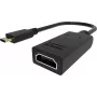VISION Video Adapter USB-C vīriešu uz HDMI sieviešu, 4K60Hz (3840×2160), melns