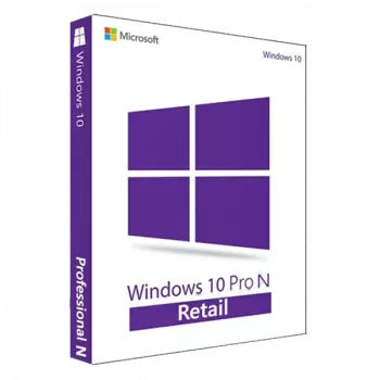 Microsoft Windows 10 Pro N - Retail atslēga