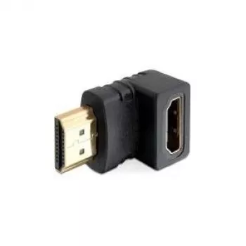 HDMI vīriņš uz HDMI sieviņu 90° uz leju DeLOCK 65071