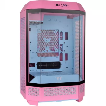 Thermaltake The Tower 300 Bubble Pink rozā rūdīts stikls - Midi/Mini Tower - ATX