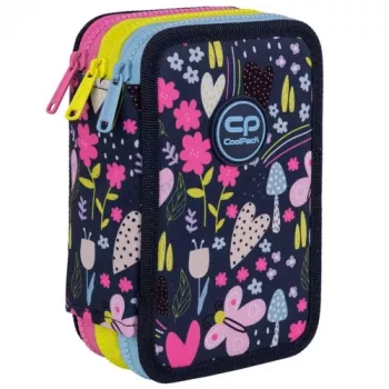 Trīsstāvu penālis ar pildījumu CoolPack Jumper 3 IN THE GARDEN