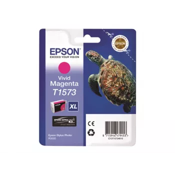 Epson T1573 Magenta oriģinālā tintes kasetne (vivid magenta, XL)