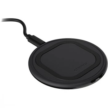 Otterbox bezvadu uzlādes paliktnis 10W + EU sienas lādētājs 18W + USB A-Micro USB kabelis Melns