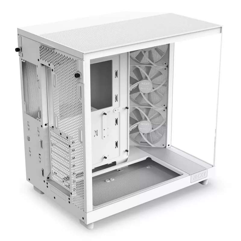 NZXT H6 Flow Mid-Tower korpuss - Balts