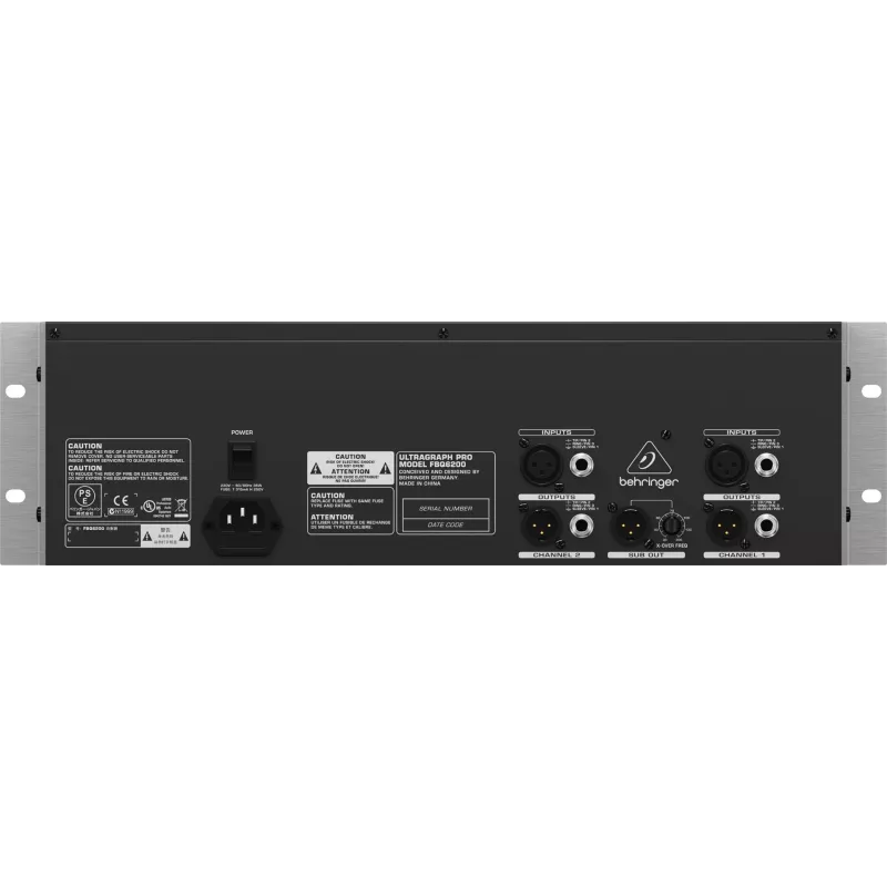 Behringer FBQ6200 audio ekvalaizers