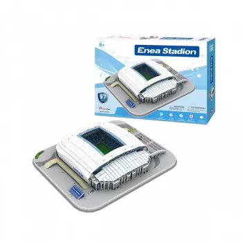 3D Puzle cubicfun Lech Poznan Stadions – montāžas komplekts, kartona detaļas, modelis 306-20257