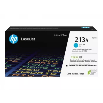 Tonera kasetne HP Toner 213A W2131A ciāna, līdz 3000 lapām