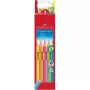 Krāsainie zīmuļi Faber-Castell Jumbo GRIP Neon 5 gab.