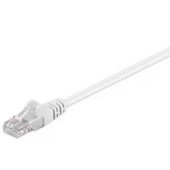 Wentronic Goobay CAT 5e Patch Kabelis, U/UTP, Balts, 3 m - CCA (68506)