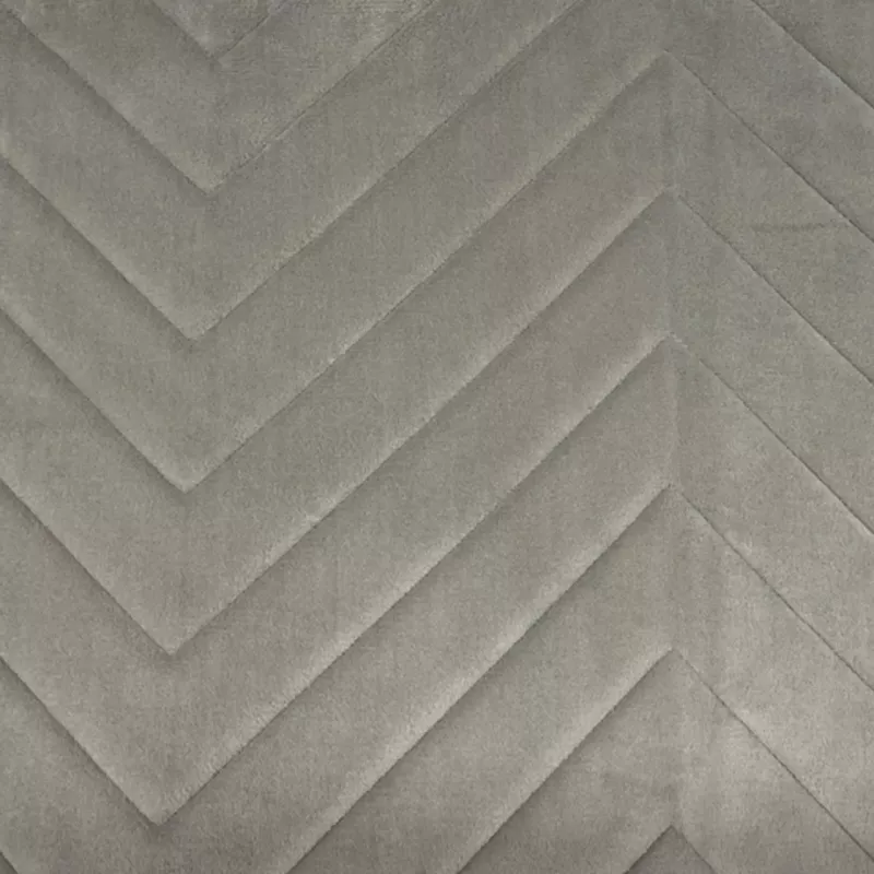 Vannas paklājs Beldray LA032647LGRYUFFEU7 Antibac Chevron memory foam, antibakteriāls, pelēks