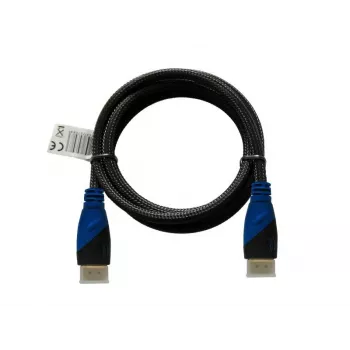 HDMI kabelis SAVIO CL-48 2 m, HDMI 1.4, 4K (4096x2160), ARC, Ethernet, apzeltīti kontakti