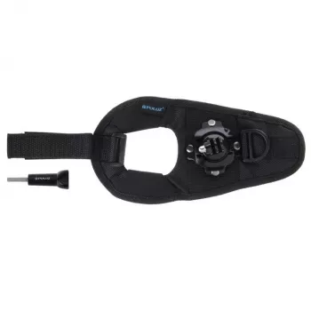 Puluz plaukstas siksnas stiprinājums darbības kamerām ar 360° rotāciju — saderīgs ar GoPro HERO 7/6/5/4/3/2, SJCAM, Xiaomi