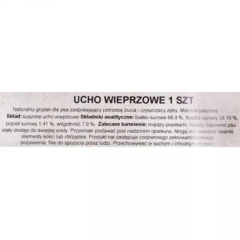 PETMEX Pork Ear 40 g — cūkas auss košļājamais gardums suņiem