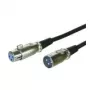 Microconnect XLRMF6 audio kabelis 6 m XLR (3-pin) Melns