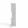 Topeshop S30 balts vannas istabas skapis Balts