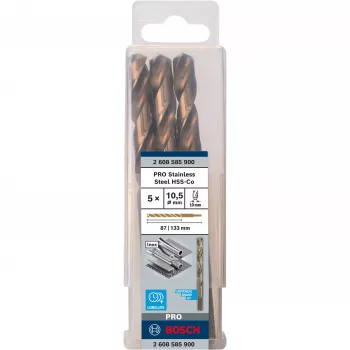 Urbju komplekts Bosch HSS Cobalt 2608585900 5 gab.