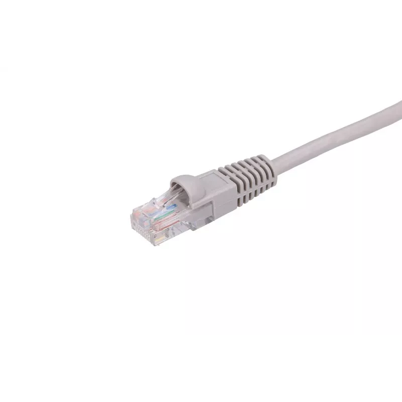 Extralink Cat5e UTP tīkla vads 1 m, RJ-45 – RJ-45, pelēks